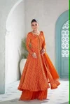 Vanilla By Gulkayra Chinon Printed Embroiderey Readymade Suits